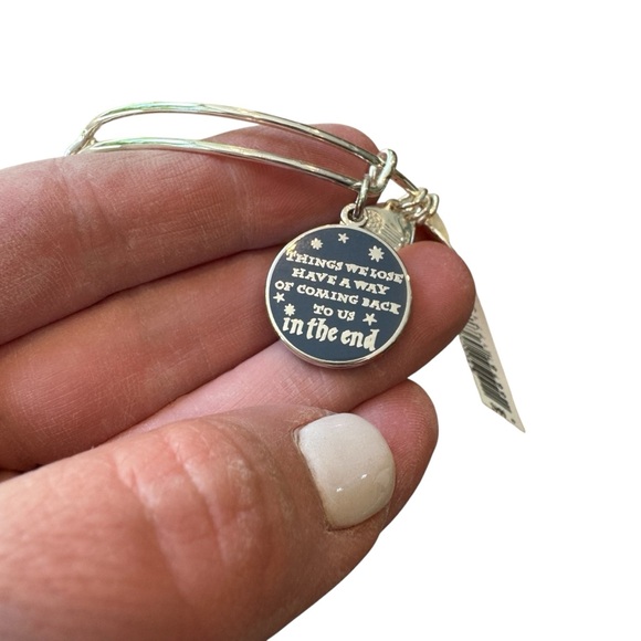 Alex and Ani Silver Charm Bracelet - Picture 2 of 4